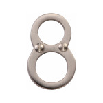 M Marcus Heritage Brass Numeral 8 - Face Fix 51mm 